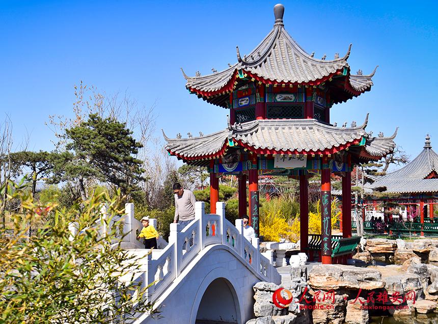 春天的雄安郊野公園，春和景明。人民網(wǎng)宋燁文攝